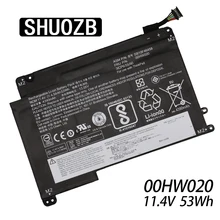 11.4V 53WH New Laptop Battery 00HW020 00HW021 For LENOVO For ThinkPad P40 Yoga 460 SB10F46458 SHUOZB 4390mAh