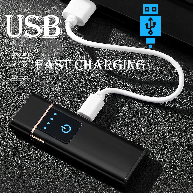Мини Электронная USB зажигалка ветрозащитный сенсорный зажигалки с датчиками для