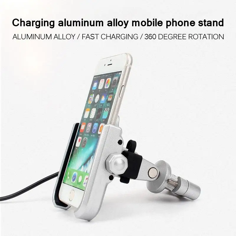 Модифицированный держатель для телефона из алюминиевого сплава с поворотом на 360