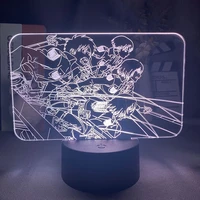 usb nightlight led 3d night lamp anime figure attack on titan desk lamp smart phone control party home decor for teenager fans