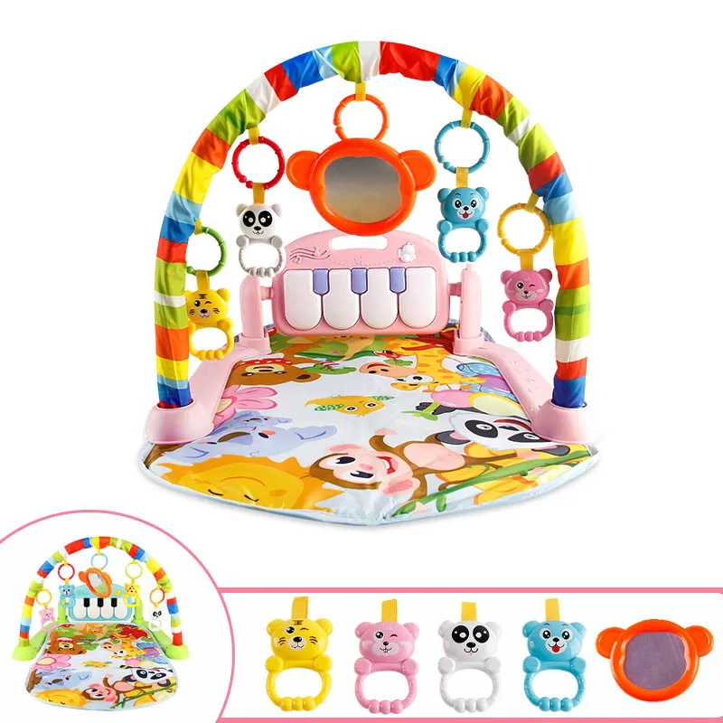 Детский игровой коврик ковер игрушки для детей ползания развивающий с