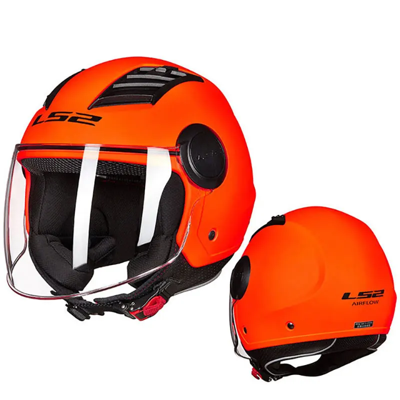 LS2 OF562 воздушный поток реактивный скутер мотоцикл с открытым лицом Половина Шлем