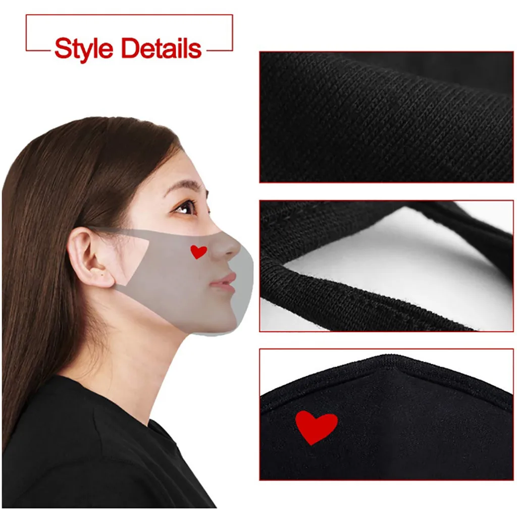 1 шт. маска черный Моющиеся Многоразовые эластичный ушной защитные ветрозащитный