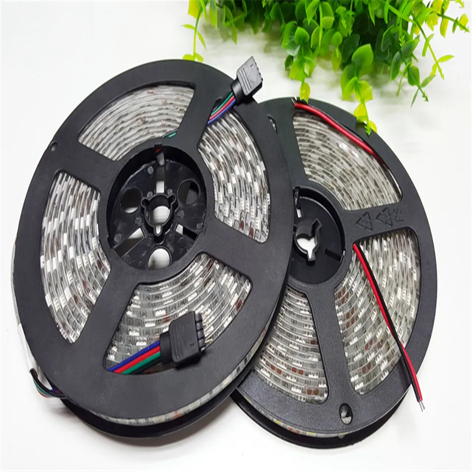 RGB Светодиодная лента 5 м SMD 5050 гибкая Водонепроницаемая 44 клавиши пульт