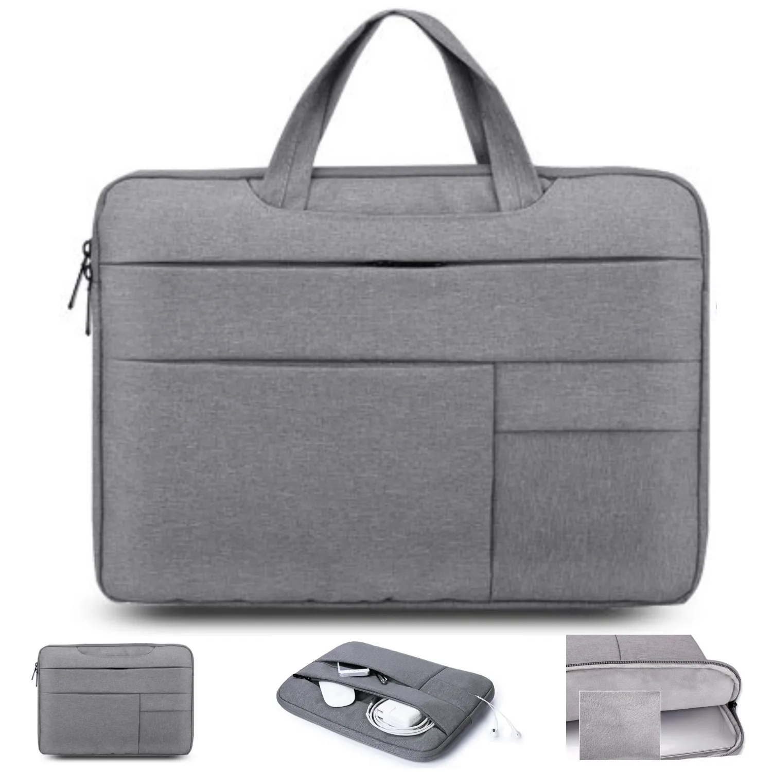 

Laptop Bag Pro Air Case 12,13.3,14,15.6 Inch Multi-Function Waterproof Protective Cover Carrying Handbag For Mac Macbook Xiaomi