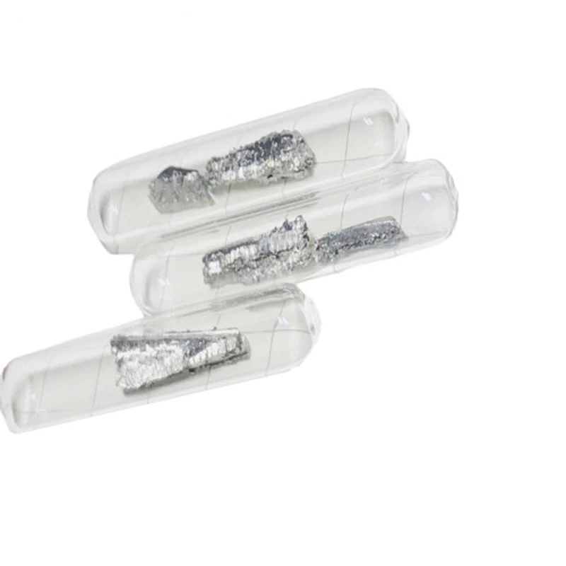 Praseodymium Rare Earth 99.9% Pr in sealed vial 2 gram