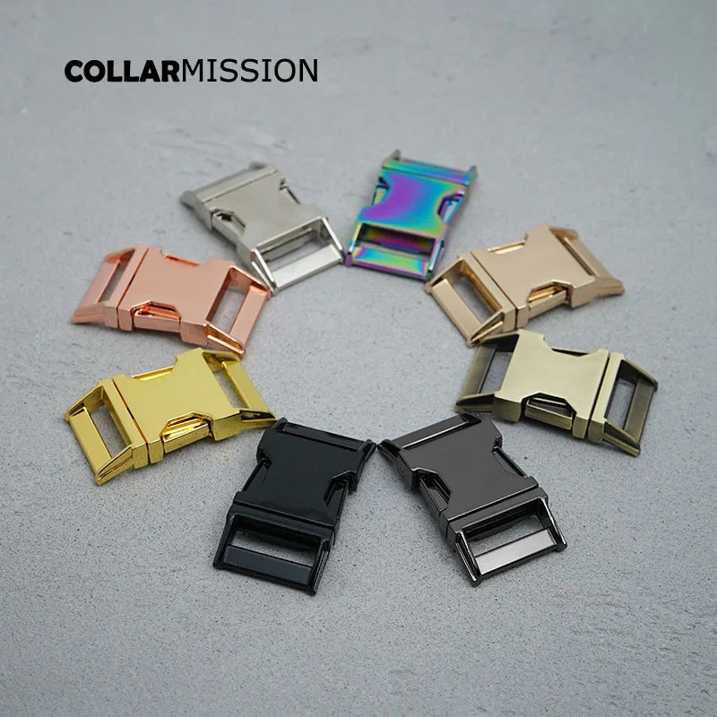 

20pcs/lot Release buckle high quality kirsite DIY dog collar accessory durable security lock retailing 25mm webbing 8 kinds