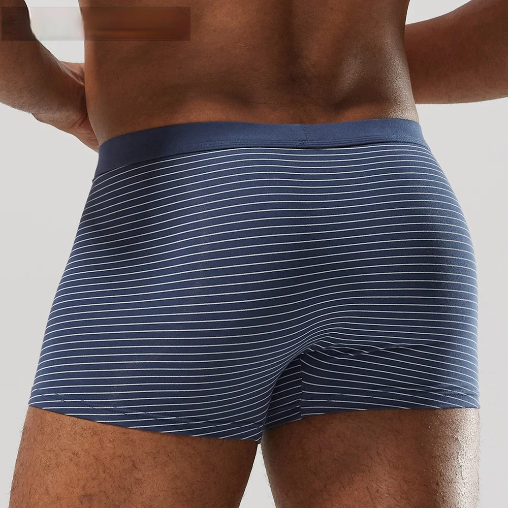 

2021 Soft Cotton Underwear for Men Boxer Shorts Men's Panties Brand Male Underpants Sexy Boxershorts Men Set
