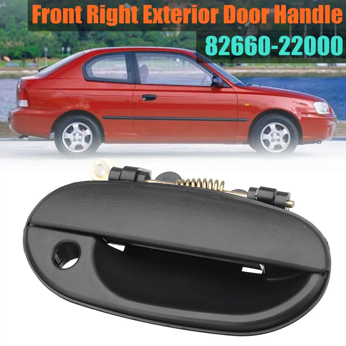 Передняя левая/правая наружная дверная ручка для Hyundai Accent 1995 1996 1997 1998 1999 2000 Excel X3
