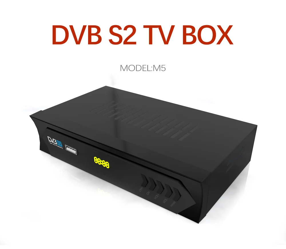 Vmade полностью HD цифровой DVB S2 спутниковый ресивер DVB-S2 ТВ приставка MPEG-2/-4 H.264 Поддержка CCCAM HDMI телеприставка для России/Европы