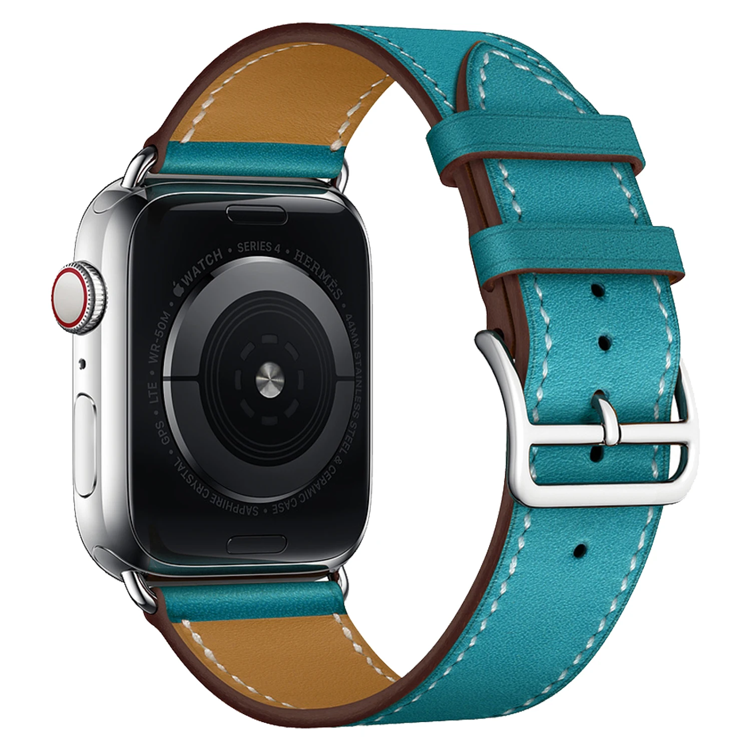 Высококачественная кожаная Петля серии 5 4 3 2 1 для iwatch 40 мм 44 ремешок Apple Watch 38 42