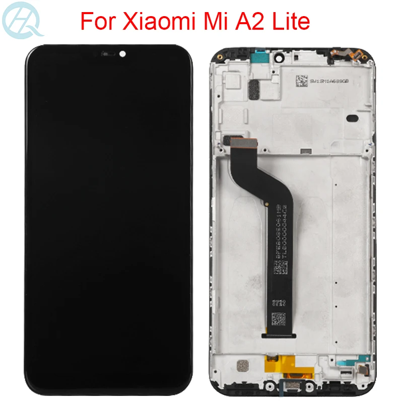 

Оригинальный сенсорный дисплей 10 дюймов для Xiaomi A2 Lite, ЖК-дисплей с рамкой, сенсорный экран в сборе, 5,84 дюйма, Redmi 6 Pro, запасной ЖК-экран для ремонта