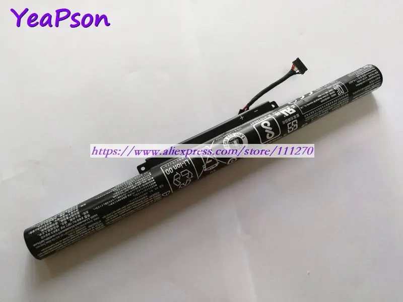 Подлинная батарея Yeapson для ноутбука 14 4 В 2200 мАч L14L4E01 L14L4A01 Lenovo Ideapad 500 Z41