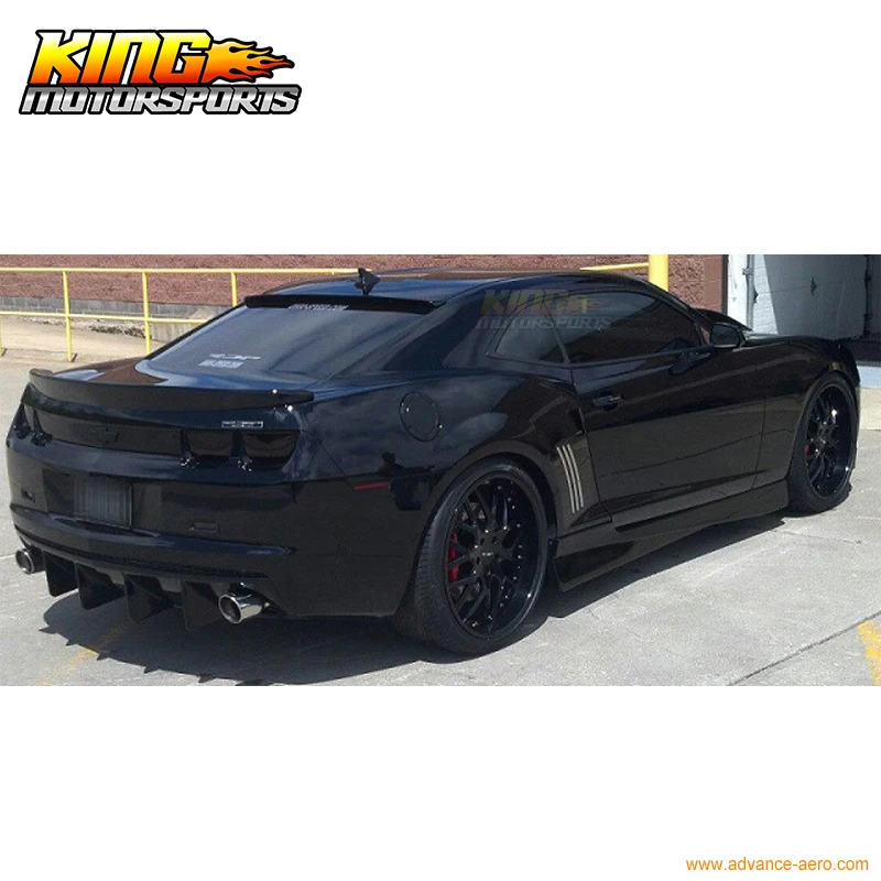 Подходит для 2010-2013 2012 Chevy Camaro OE Shark Fin диффузор губа на задний бампер-полиуретан