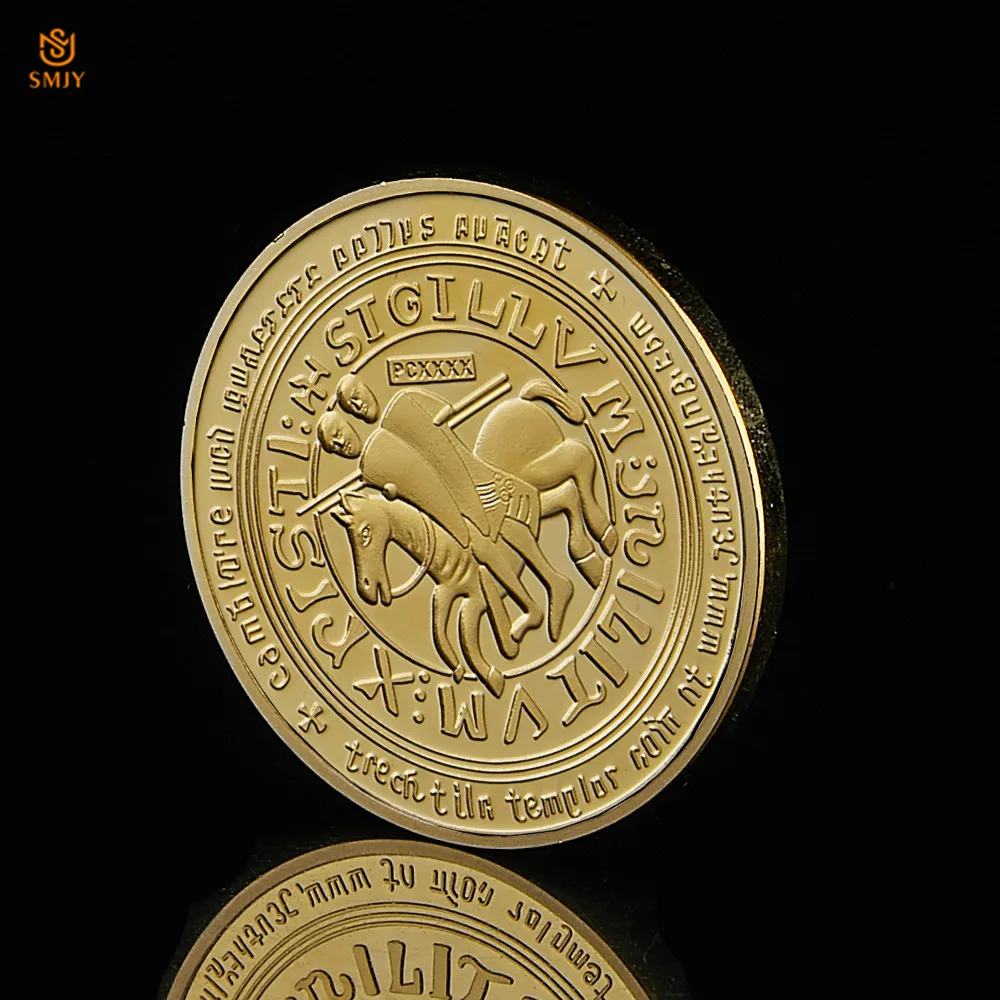 5 шт./лот пурпурный Паладин крестовый золотистый камень рыцарь темплар