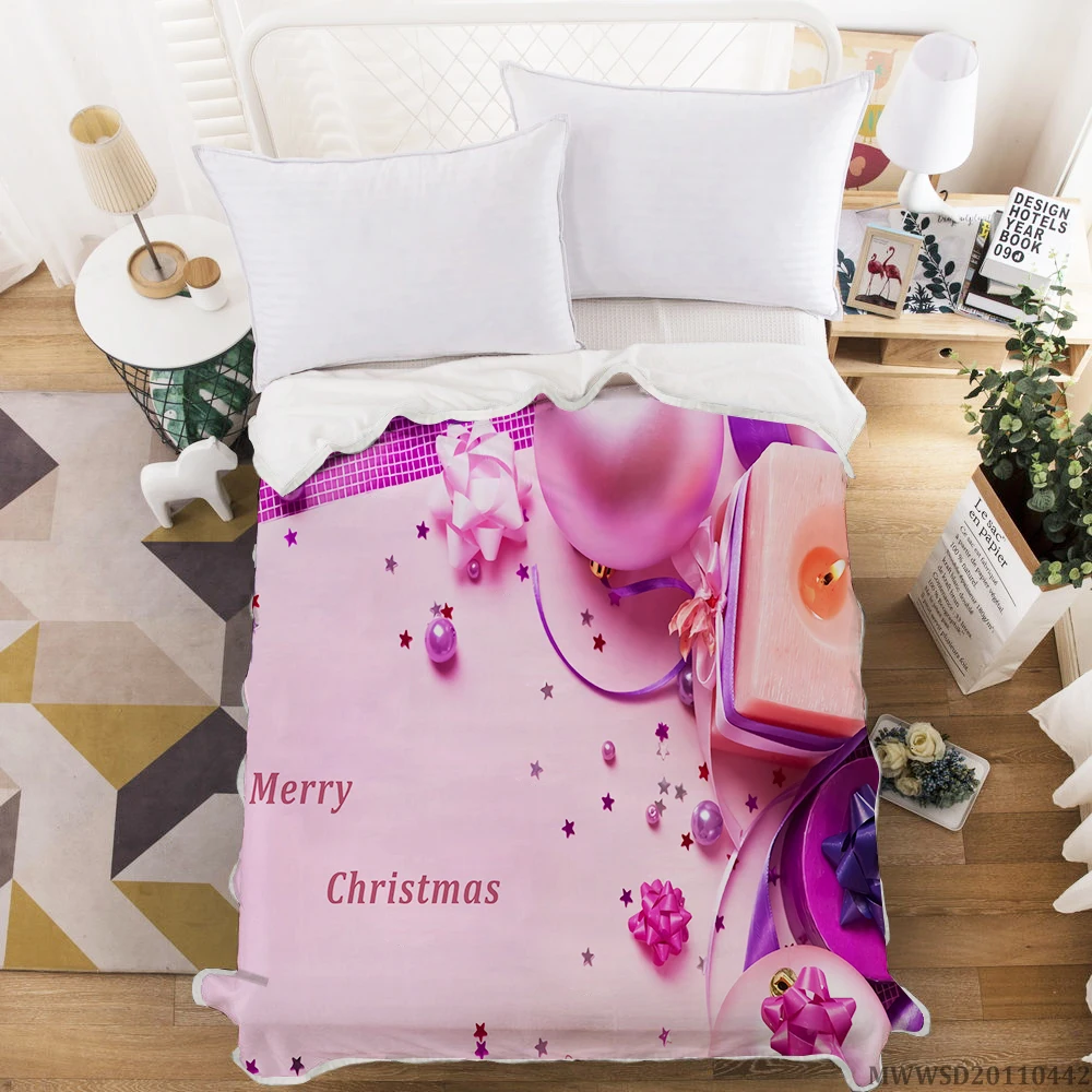 

Лидер продаж, одеяло с рождественским дизайном, уникальное 3D одеяло, модное супер мягкое модное украшение для спальни