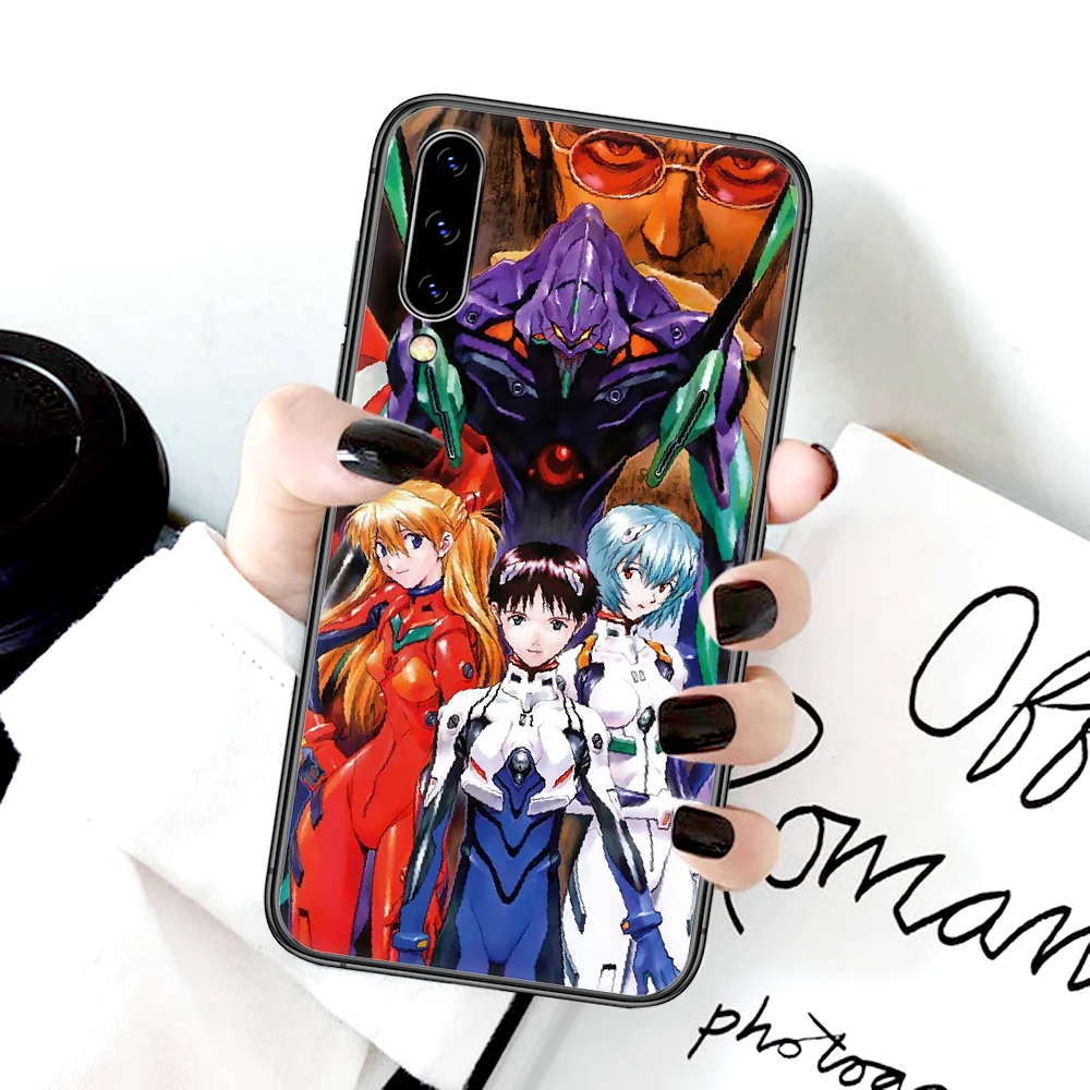 

EVA Japan EVANGELIONN Phone Case For Samsung Galaxy A 3 5 7 8 10 20 20E 21S 30 30S 40 50 51 70 71 black Shell 3D Etui Silicone
