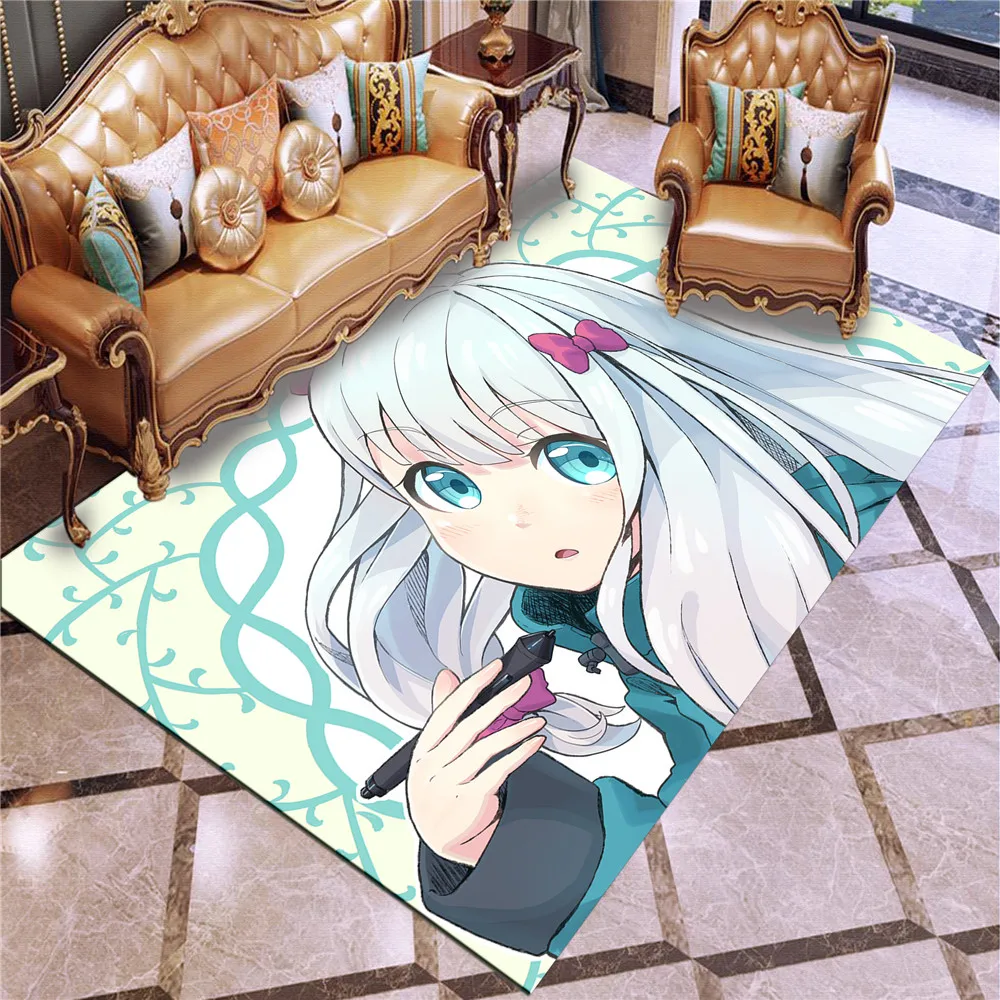 

Anime Eromanga Sense Izumi Sagiri Anti-Skid Area Floor Mat 3D Rug Non-slip Mat Dining Room Living Room Soft Bedroom Carpet