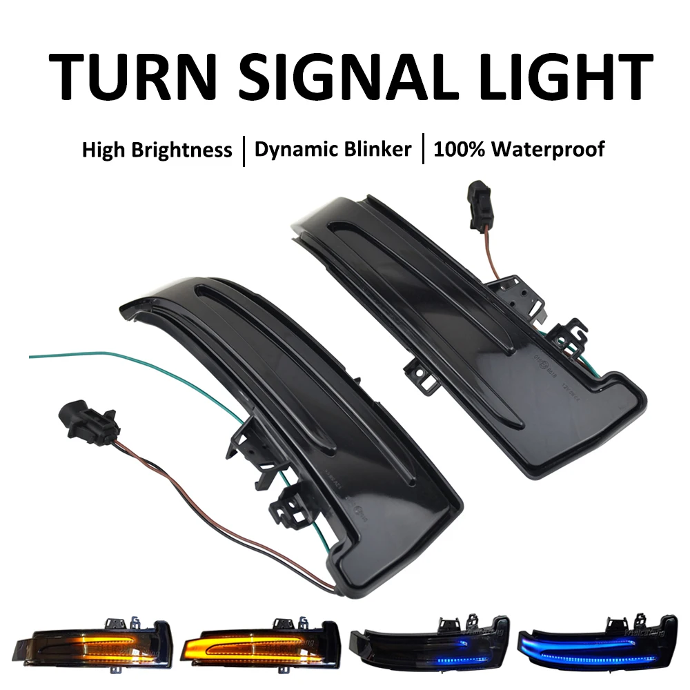 

2 шт. для Mercedes-Benz W176 W246 W204 W212 C117 X156 светодиодный динамический поворотный сигнал мигающий свет