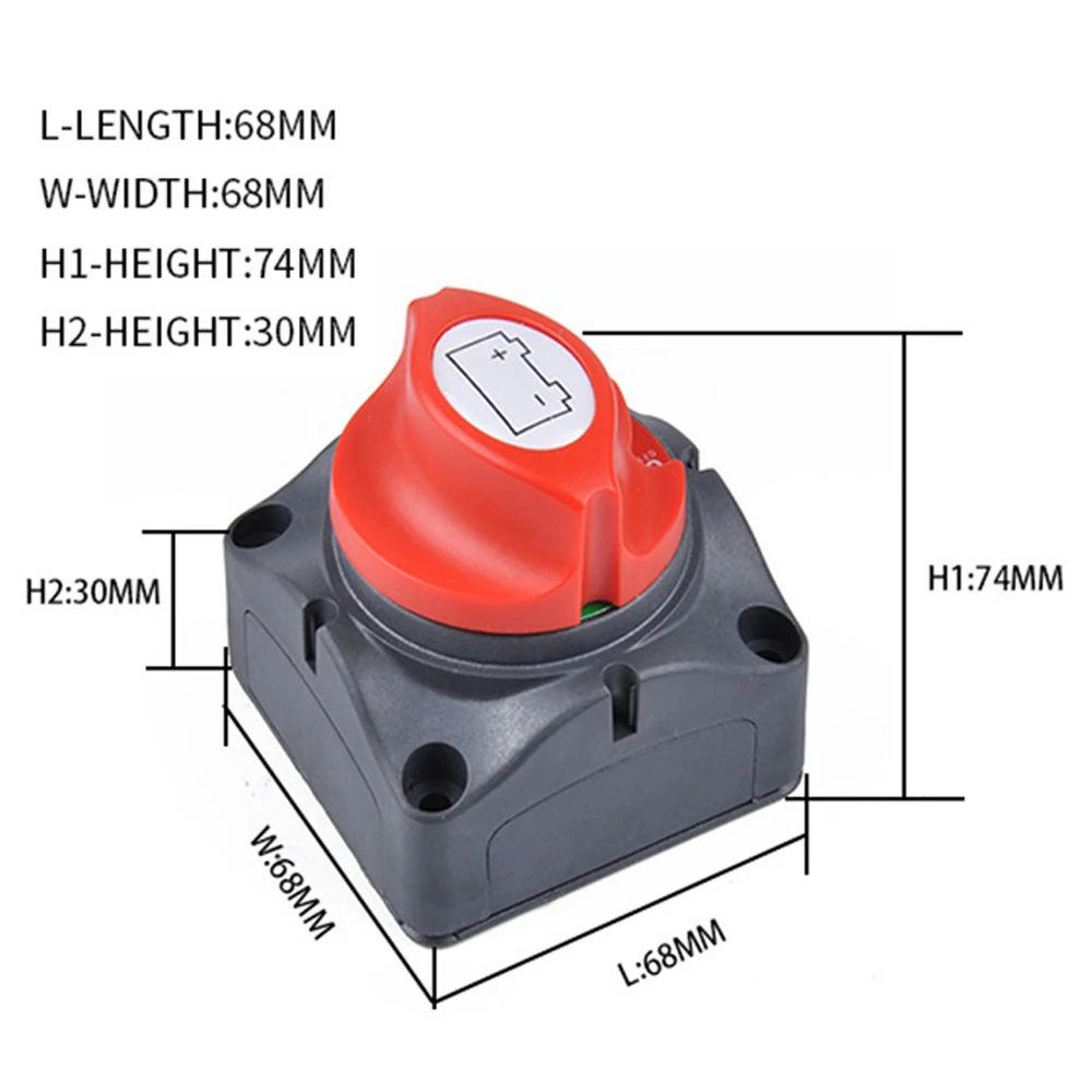 12V-60V 100A-300A Car Auto RV Marine Boat Battery Selector Isolator Disconnect Rotary Switch Cut With 2PCS Copper Lug | Автомобили и