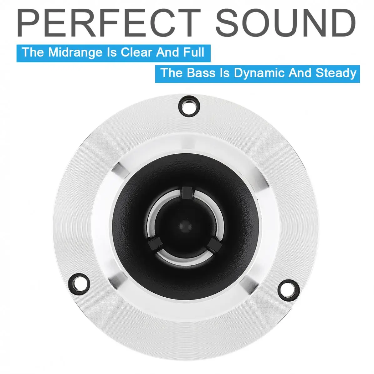 2 шт. 4 дюйма 1500 Вт пуля из титана ВЧ динамик с конденсатор алюминиевой крышкой для