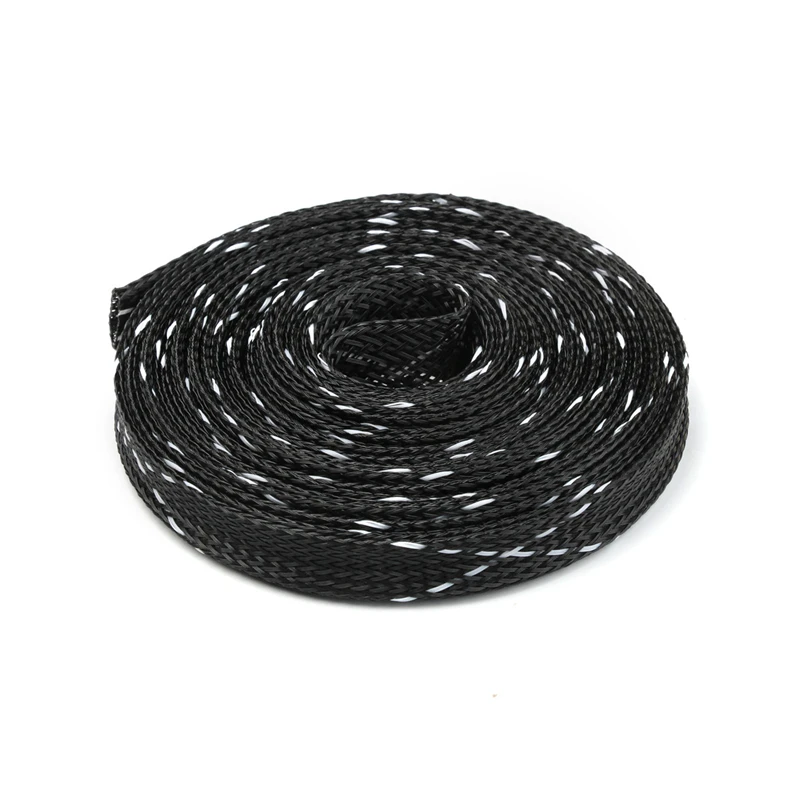 5 м 10 мм изоляционная оплетка плотная ПЭТ нейлоновая расширяемая кабельная