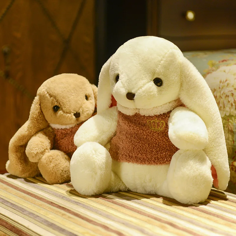 

30cm 50cm Big Long Ears Rabbit Doll Soft Baby Plush Toy Cute Bunny Plush Animals Toys For Kids Girls Birthday Gifts