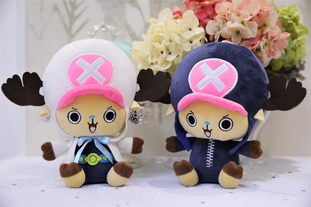 Модель 20 см мягкая плюшевая кукла Тони подлинный Чоппер Луффи японская аниме