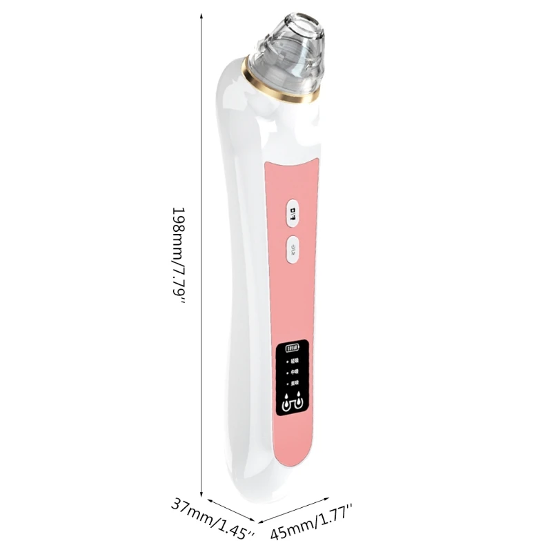 Blackhead Remover Vacuum With Camera USB Rechargeable WIFI 20X Microscope Visual Cleaner w 6 replaceable probe | Инструменты