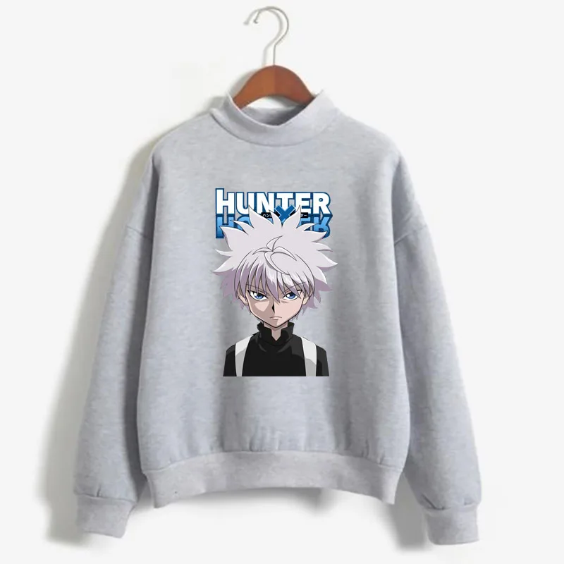 2021 Fashion Anime Hunter X Hunter Print Sweatshirt Long Sleeve Round Neck Sweater for Women Men