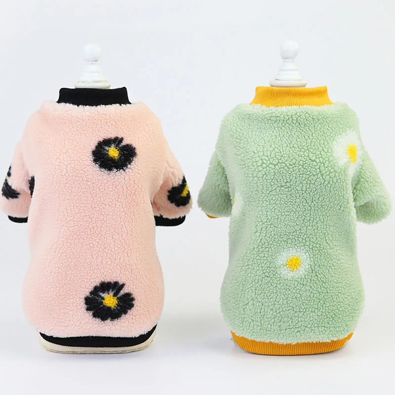 Флисовая мягкая толстовка с капюшоном для собак зимняя водолазка рисунком