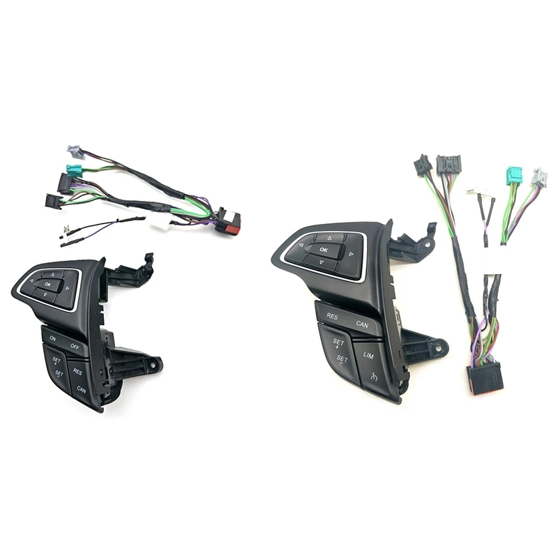 

For Ford Focus Mk3 2015-2017 Kuga 2017 Cruise Control Switch Multifunction Steering Wheel Button Bluetooth Audio Button