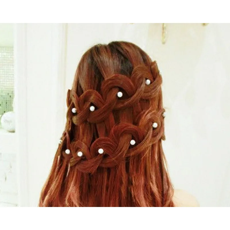 Заколки для волос невесты с жемчужной застежкой 10 шт. |