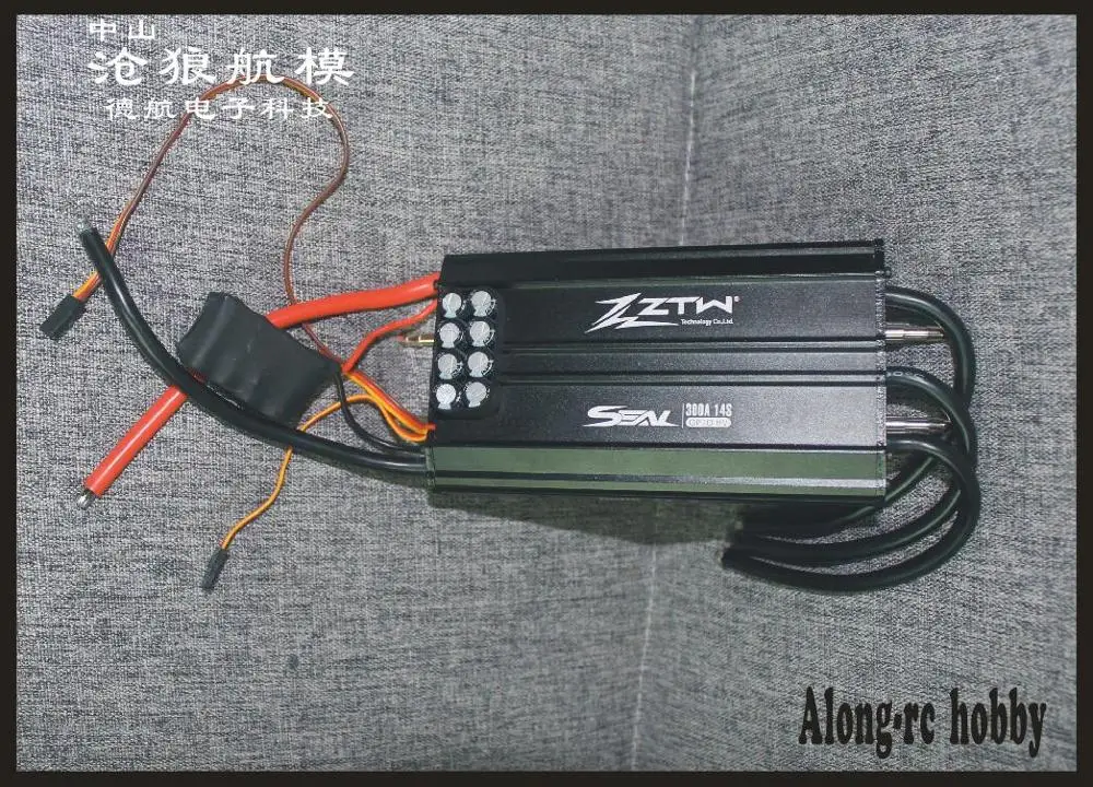 ZTW уплотнение SBEC 90A 130A 200A 300A Водонепроницаемый бесщеточный ESC для лодки с водяным