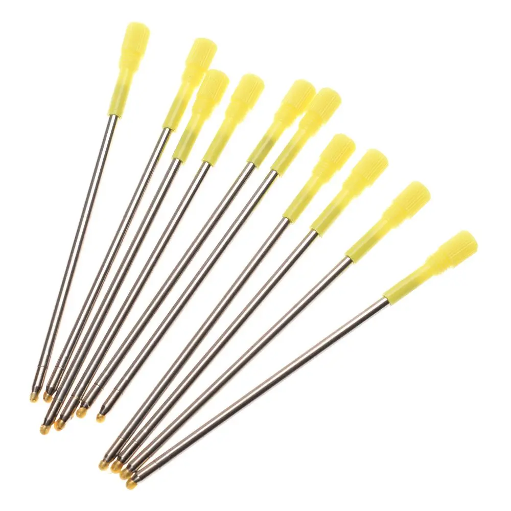 

JESJELIU 10pcs/lot ink pen refills for swarovski crystal element rhinestone diamond pen