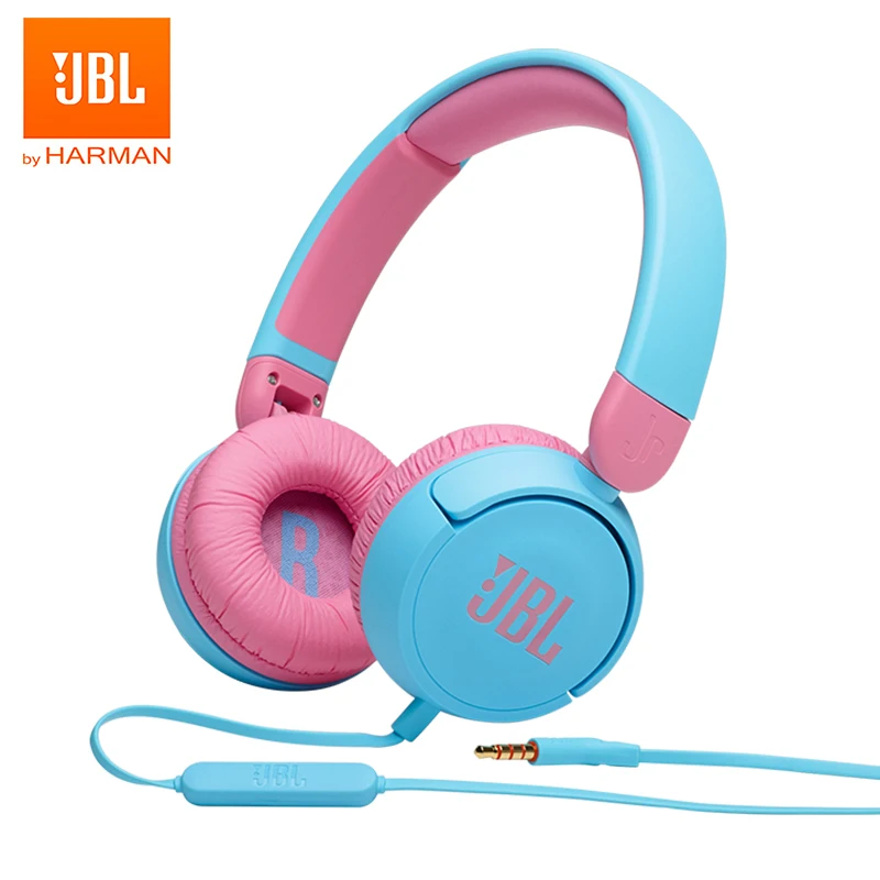 

JBL JR310 Wired Kid Headphones Children's Headset with JBL Safe Sound Low-decibel Care Noise Isolation for Online Learning Music