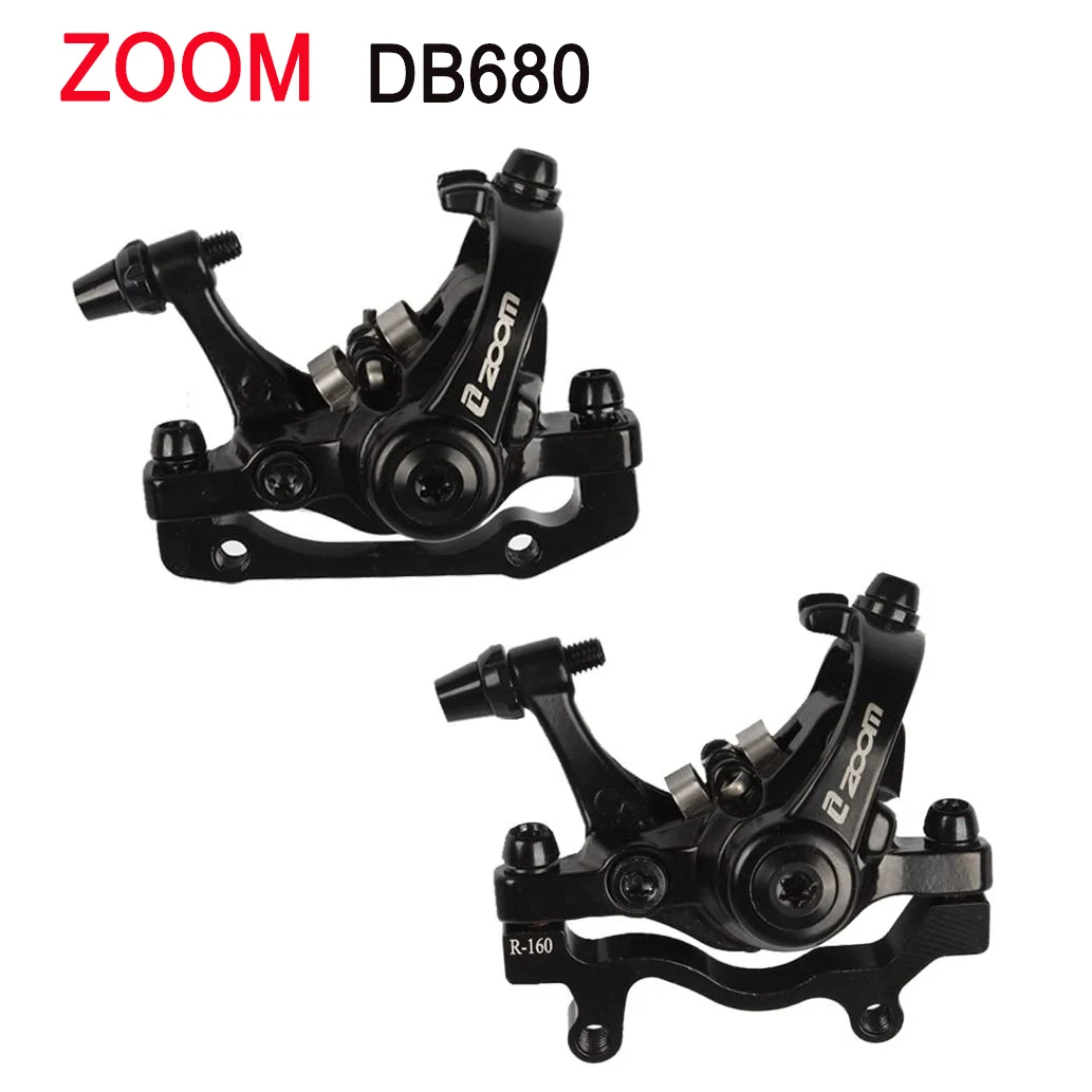 ZOOM Bicycle Disc Brake Front F160 R140 Rear F180 R160 Mountain Road Bike Mechanical Caliper Disc Brakes Cycling Double Brake