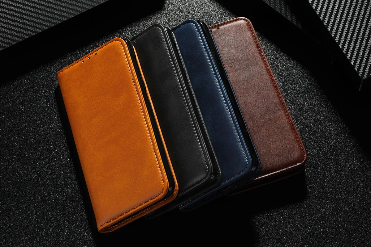 

Phone Case for Alcatel 3X 1SE 1A 1V 1S 3L 2020 Case Cover Cowhide Leather Magnetic Card Slot Flip Book Case for Alcatel 3X 2020