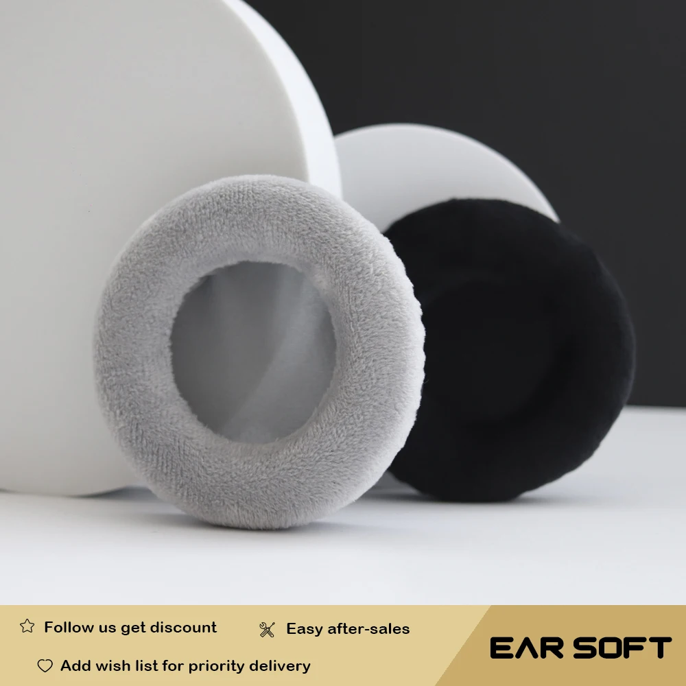 Earsoft Replacement Cushions for JBL Synchros Slate JBL E50 E50BT Headphones Cushion Velvet EarPads Headset Cover Earmuff Sleeve
