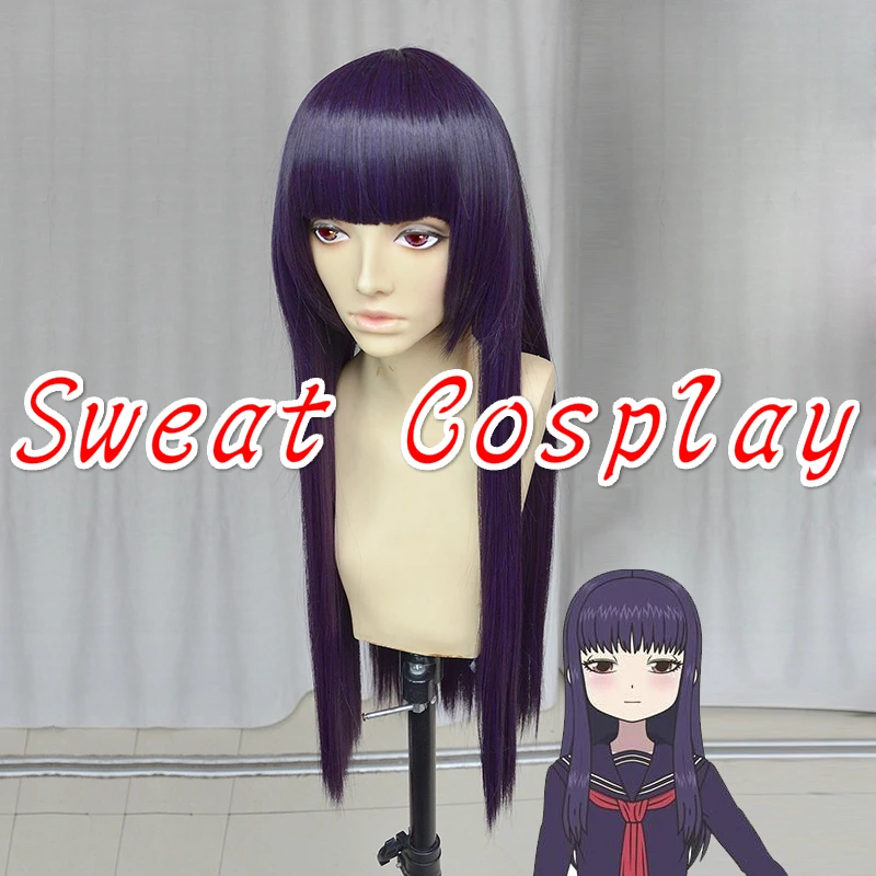 Высокое качество Hi Score девушка Акира оно парик 70 см длинные фиолетовые прямые