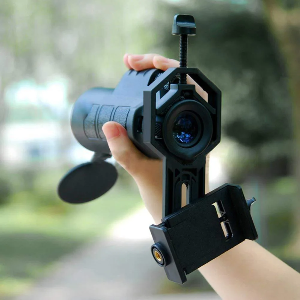 

Универсальный мобильный телефон зажим держателя телефона с фокусирующей оптикой для наблюдения точечных целей мобильный телефон адаптер