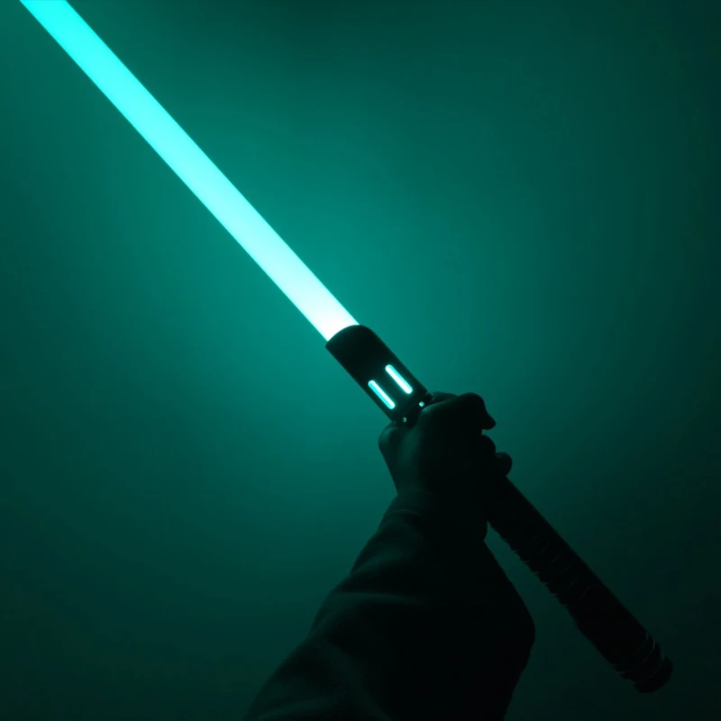 

RGB Lightsaber Samurai Force Fx Laser Saber Metal Handle PC Blade Flashing Toys 6 Sets Sound Anime Light Sword for Heavy Dueling