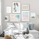 Постер скандинавийский пейзаж для пляжа отпуска Кокосовая пальма холст живопись настенный художественный принт картины для гостиной домашний декор