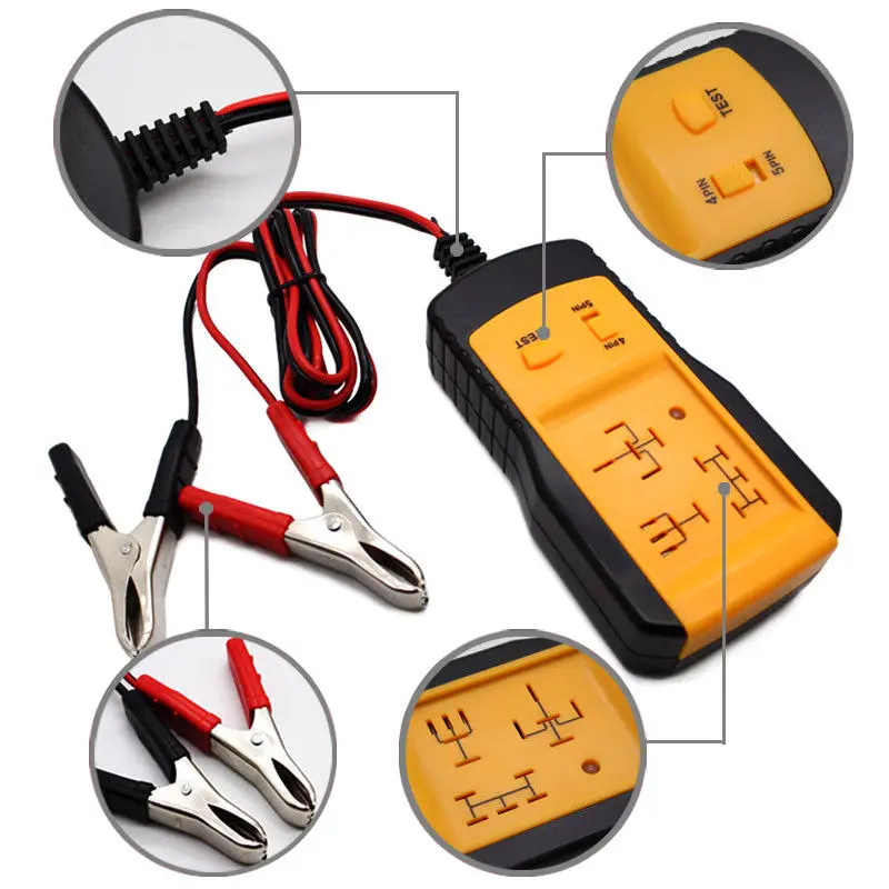 Hot selling Electronic Automotive Relay Tester 12V Cars Relay Tester Auto Battery checker Accurate Diagnostic Tool AE100