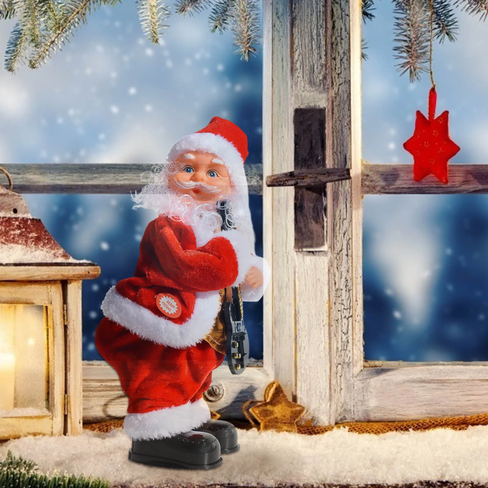 Рождественский подарок электрическая музыкальная танцевальная игрушка кукла