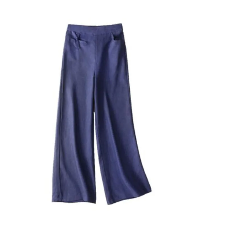 

High Waist Lady Office OL Pants Women Spring Summer Casual Straight Pant Female Solid Elegant Casual Pants M-3XL J209
