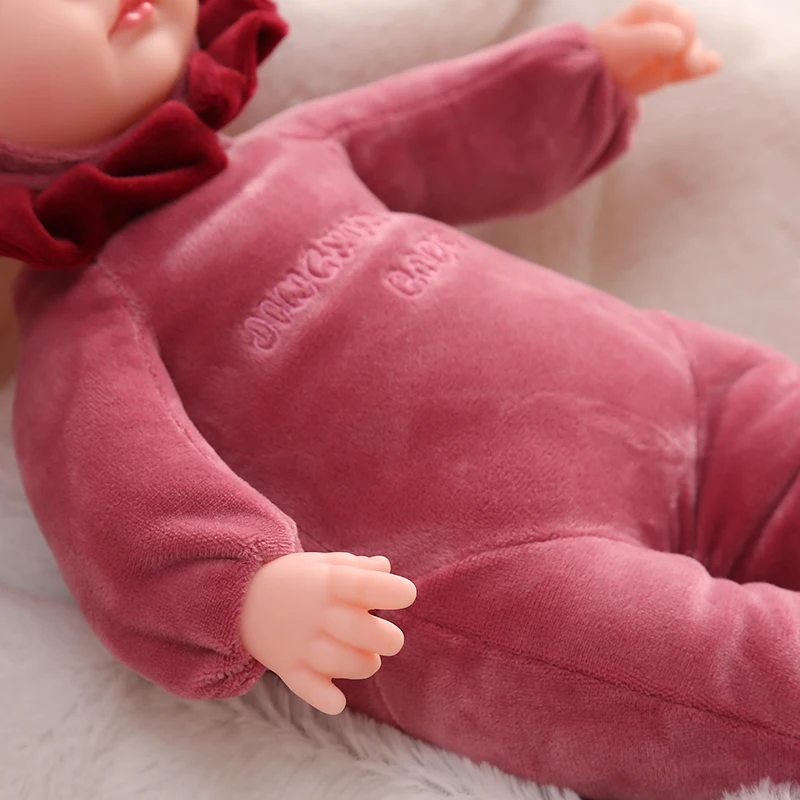 25CM dormir bébé en peluche poupée mignon Animal Lion jouets corps doux Silicone Reborn bébés enfants jouet pour | Игрушки и хобби