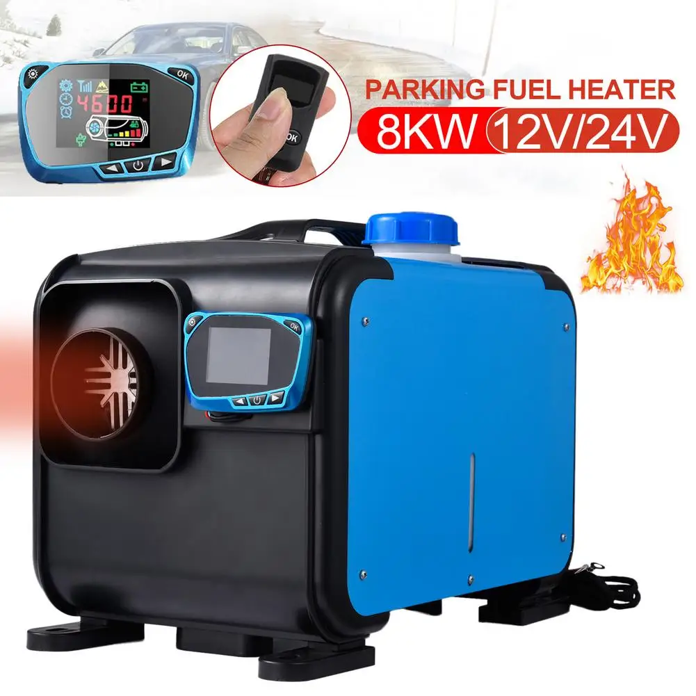 

8KW 12V/24V parking fuel heater car truck fuel air heater heater Parking Fuel Heater Compact Car Air Heater for Vehicle