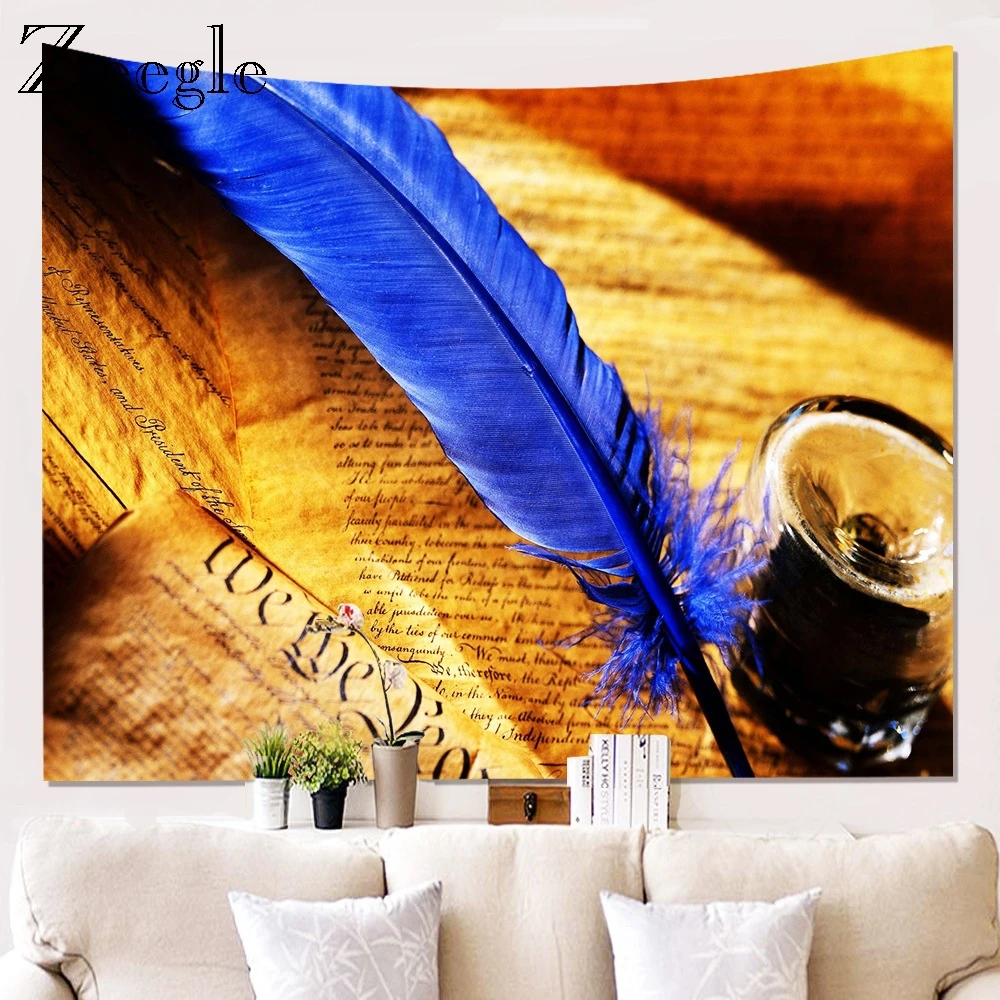 Zeegle Colourful Tapestry Beach Towel Wall Hanging Art Carpet Office Decor Psychedelic Decorative Tapestries | Дом и сад