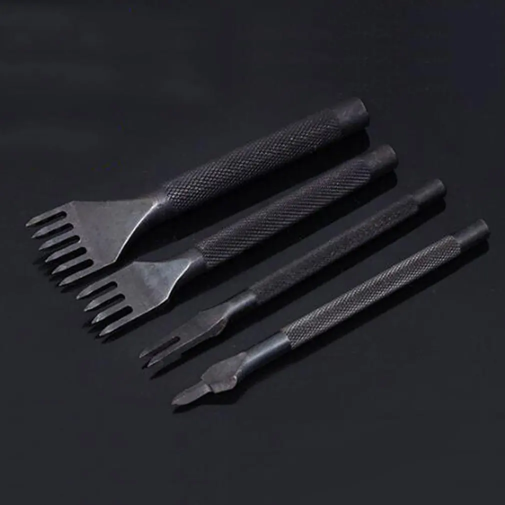 

18PCS Leather Craft Tools Kit Stitching Sewing Carving Work Punch Saddle Leathercraft Accessories for DIY Hand Leather Working